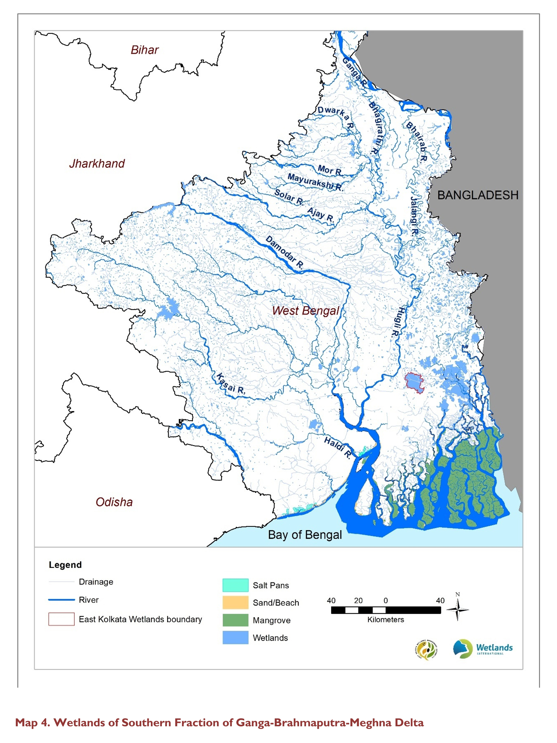 Wetlands of Southern Fraction of Ganga-Brahmaputra-Meghna Delta